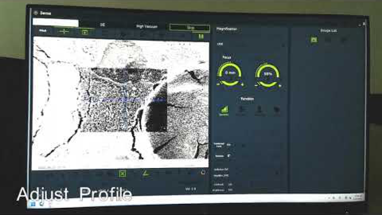 Embedded thumbnail for MINI SEM A5000 — бюджетный настольный сканирующий электронный микроскоп с вольфрамовым катодом., 20x~60000x